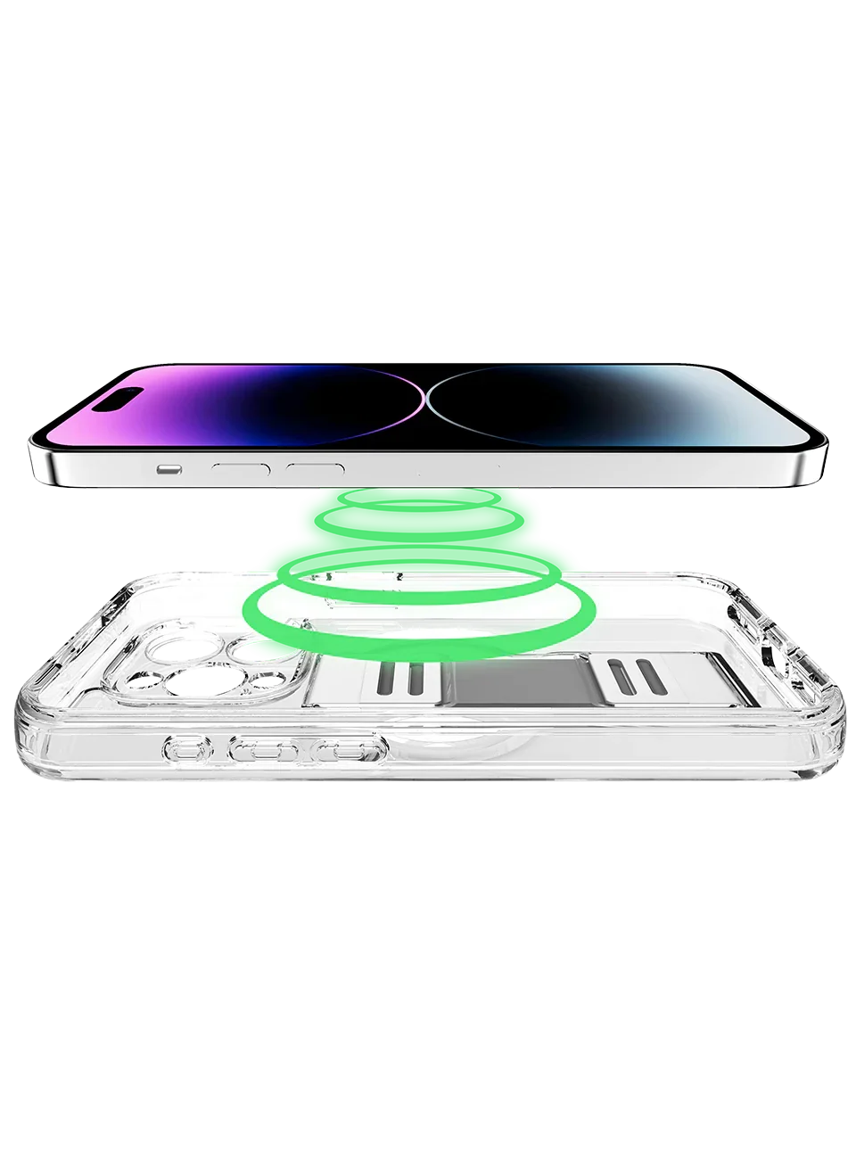 Itskins Avana Grip-It iPhone 15 Pro Magsafe Cover - Clear - Tashqila Itskins Avana Grip-It iPhone 15 Pro Magsafe Cover - Clear - Tashqila